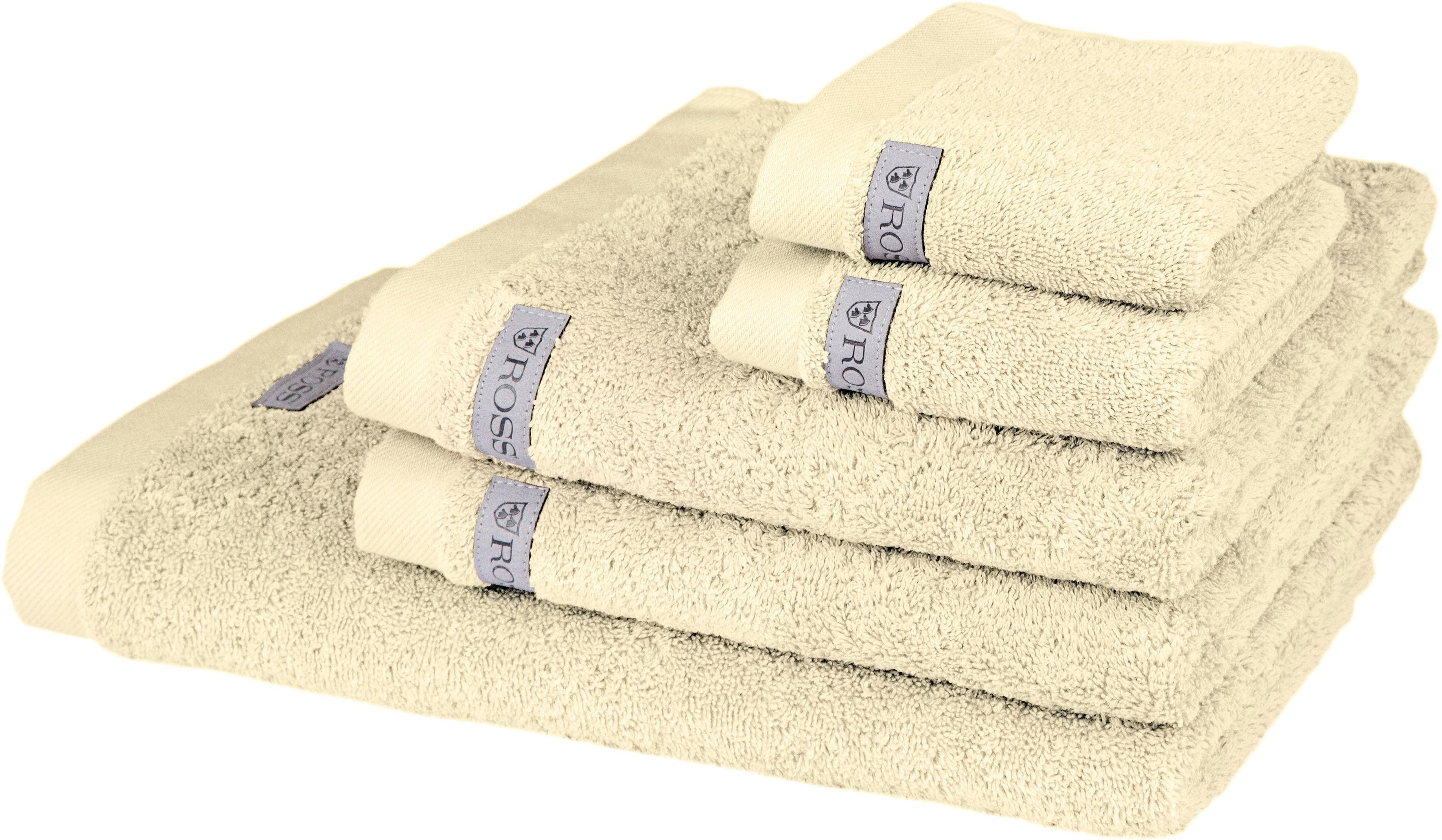ROSS Handtuch Set Sinfonie 5-tlg. Frottier Beige Natur 100% Baumwolle