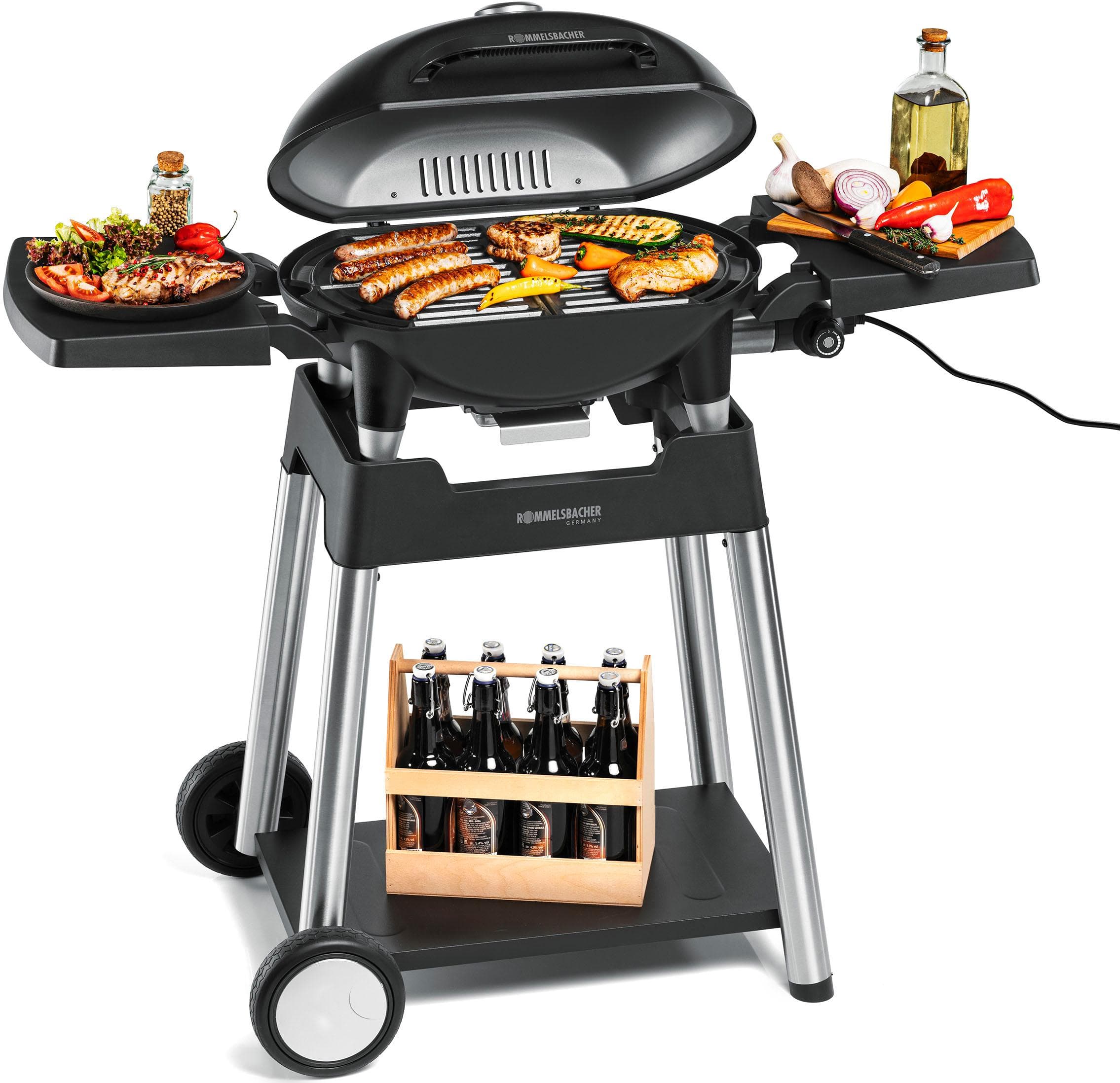 ROMMELSBACHER Elektrogrill BBQ 4100/S Schwarz 2200 W