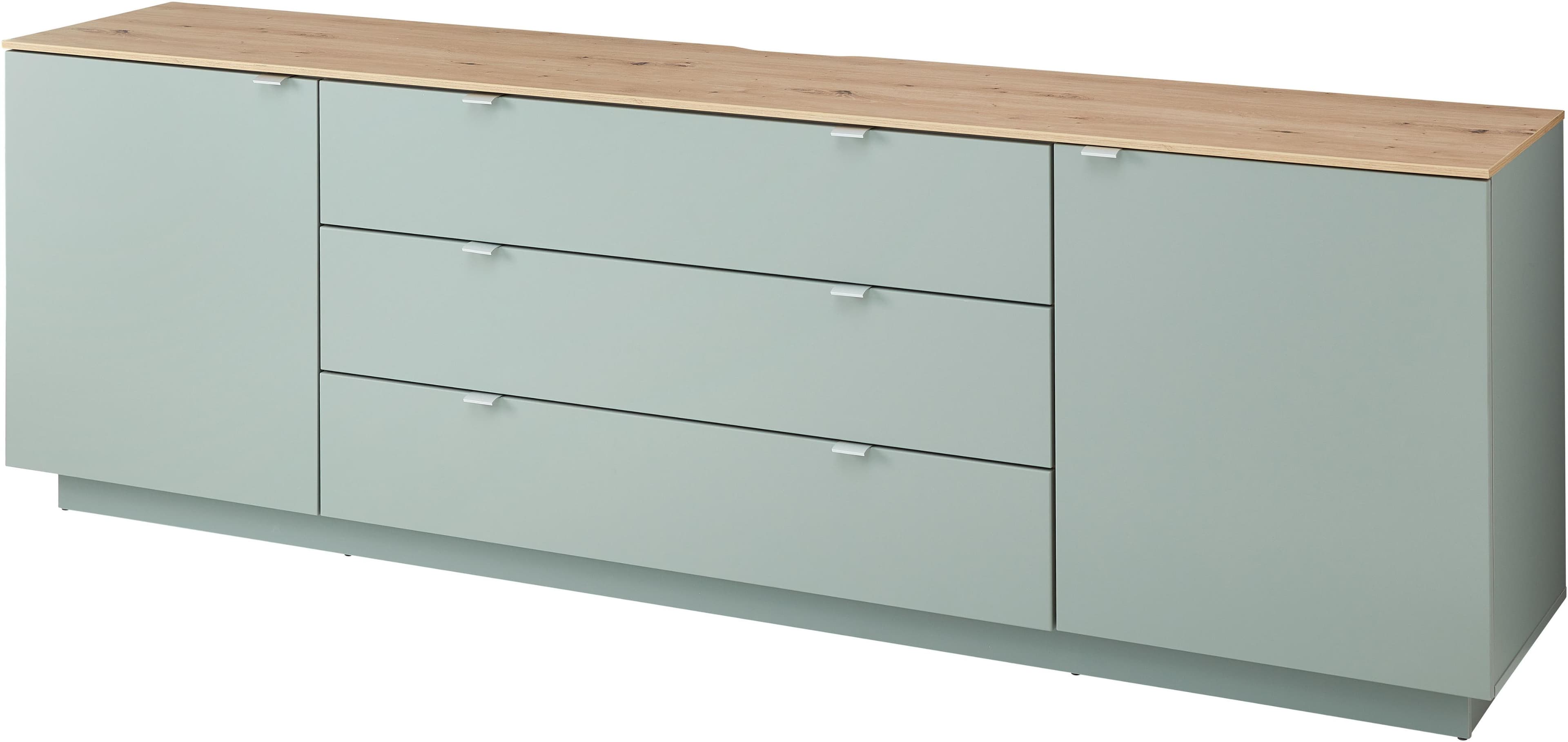Innostyle TV-Schrank Core grün mit 3 Schubladen