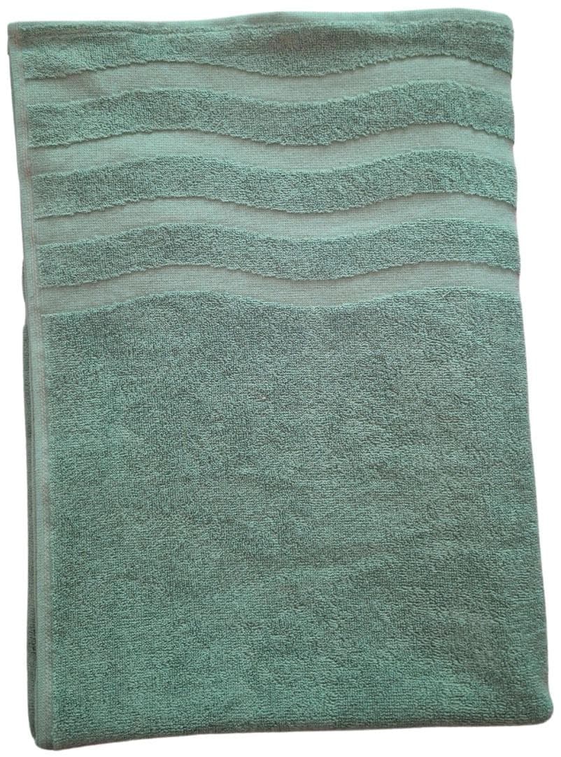 Wewo Fashion Strandtuch Frottee Hoch-Tief-Einwebung mit Anker-Motiv