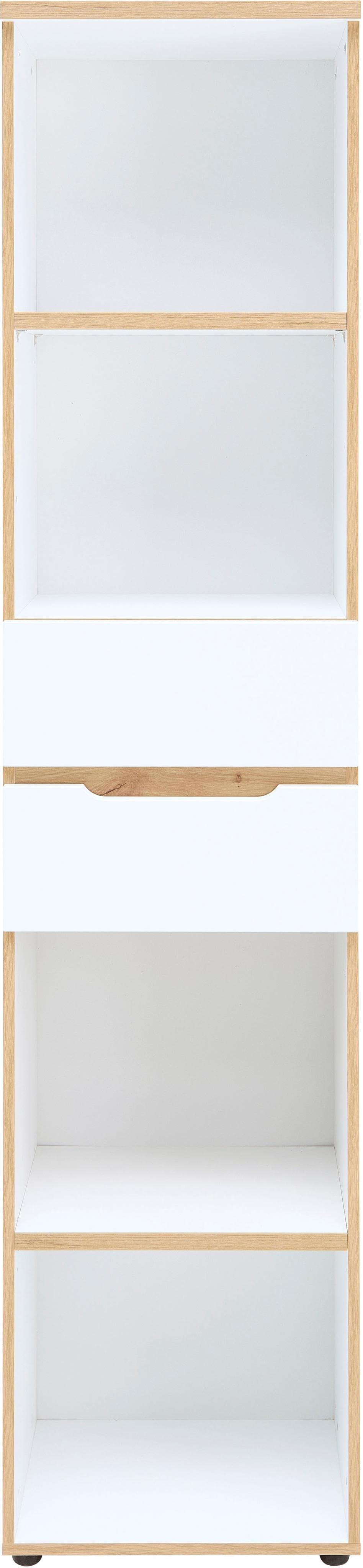 Innostyle Bücherschrank Weiß - Modernes Büroregal aus Holzwerkstoff