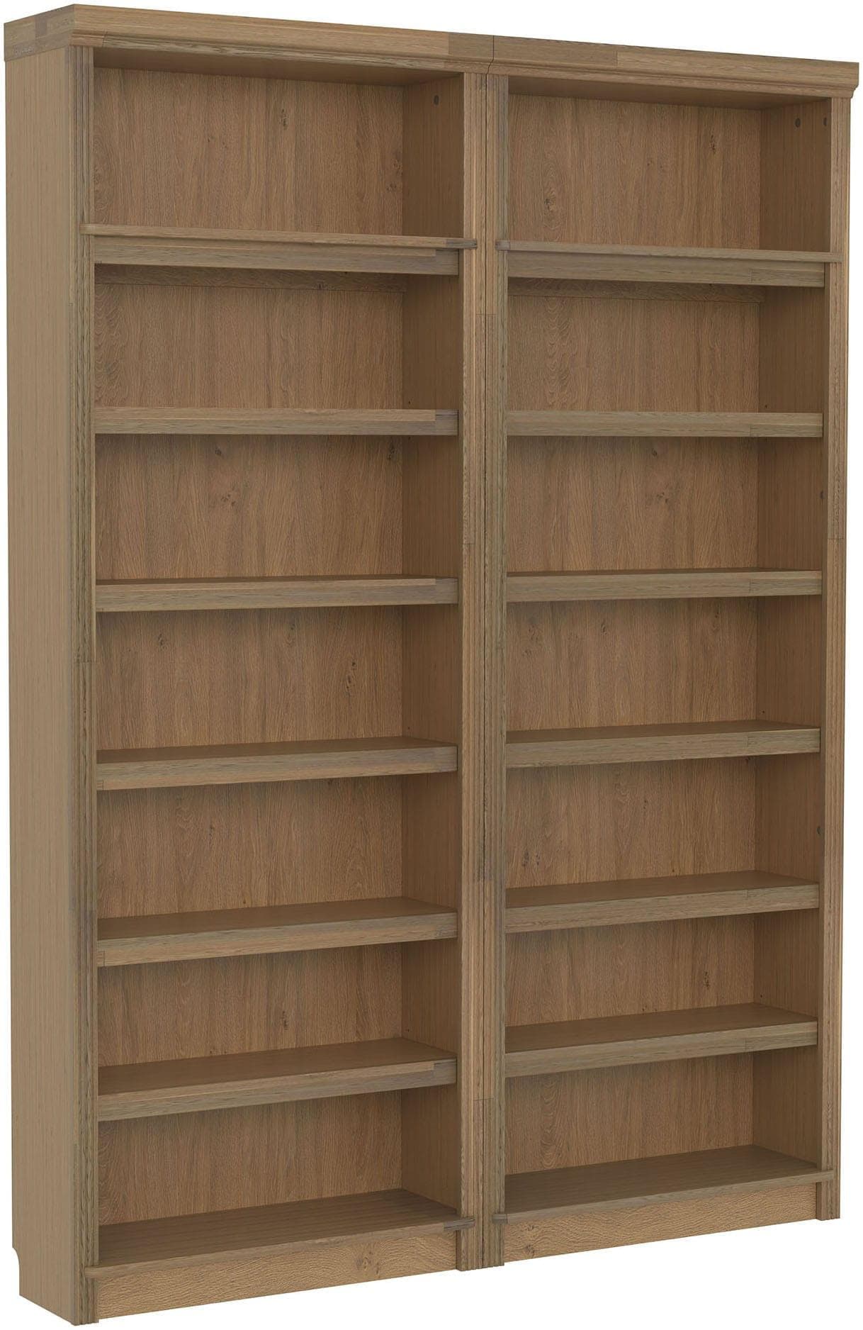 Bücherregal mit großem Stauraum - 2-teilig