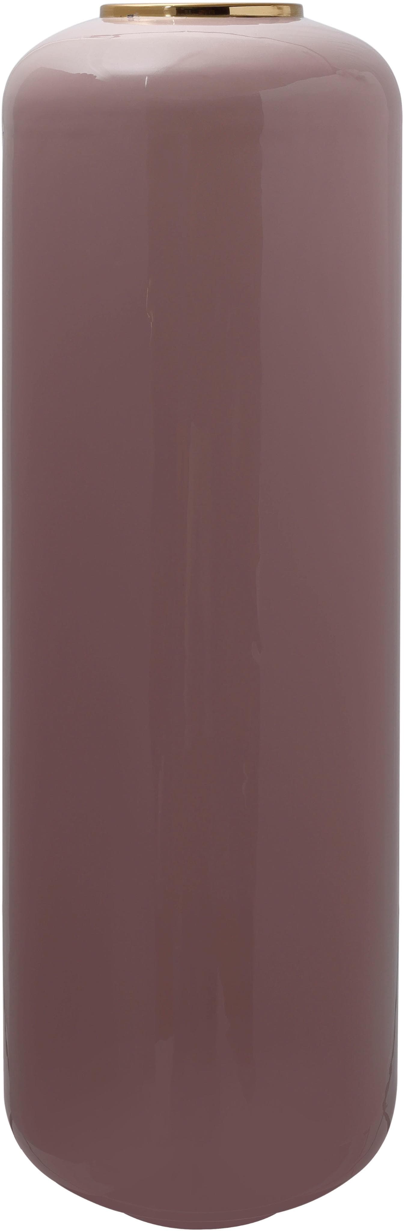 Kayoom Bodenvase Art Deco 215 Rosa/Gold Metall
