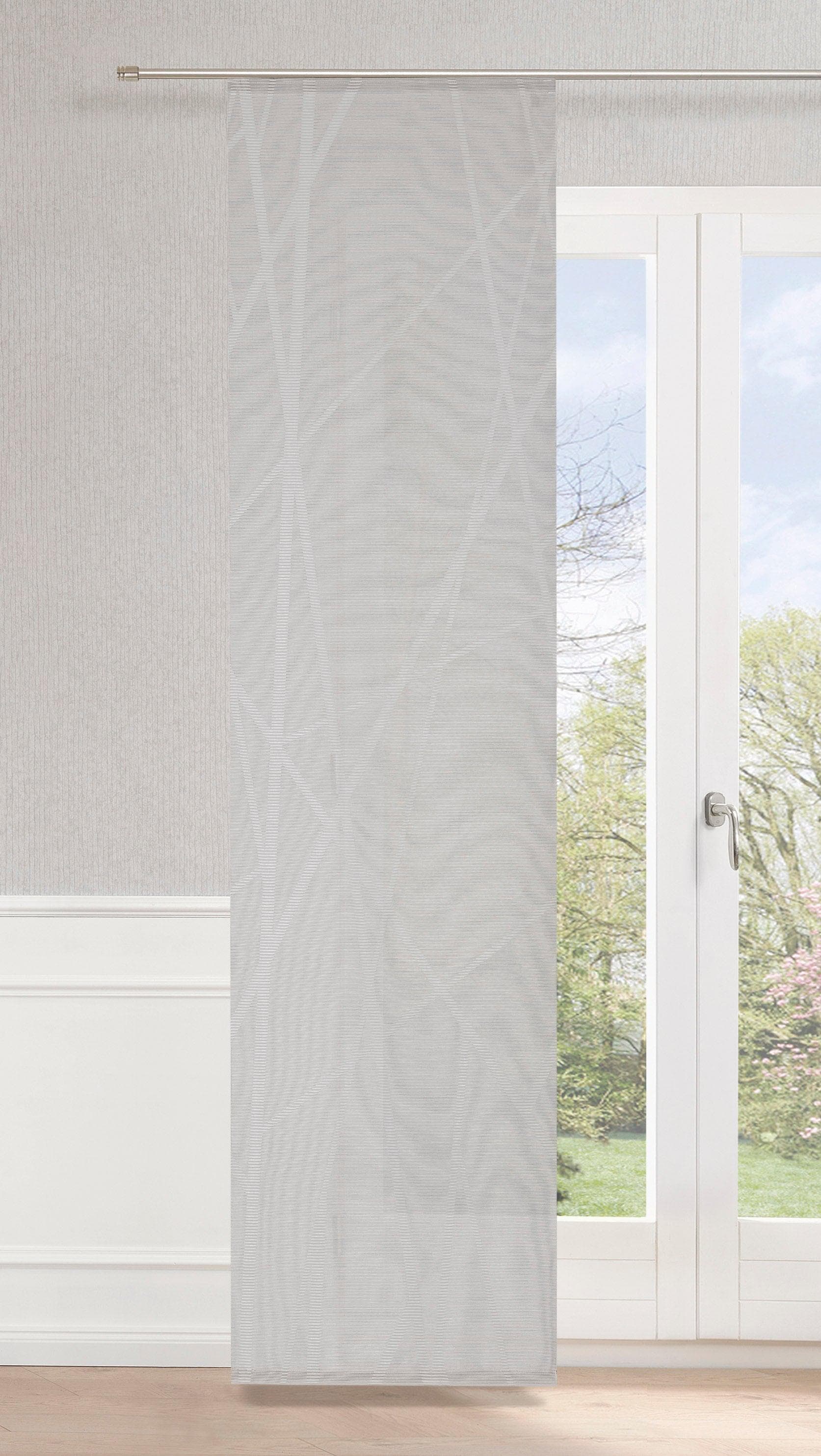 Neutex for you! Schiebegardine BEAM: Halbtransparentes Abstraktes Muster