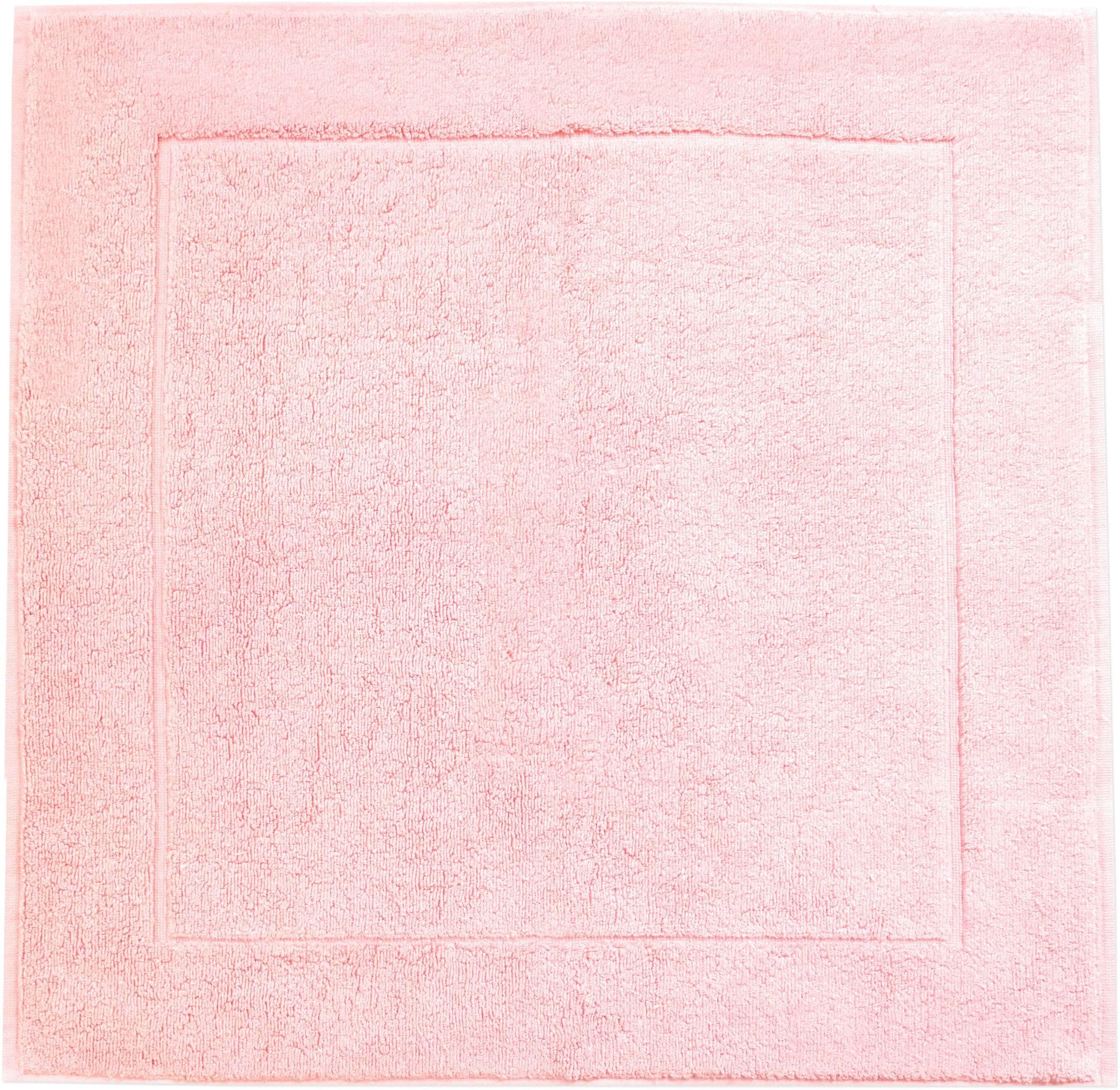 framsohn frottier Badematte Uni Basic Hotelmatte Rosa 50x70 cm