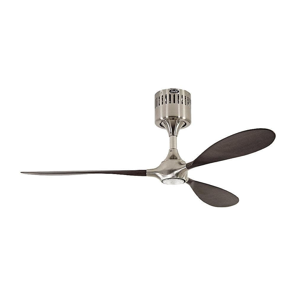 Kaiserkraft Deckenventilator HELICO PADDEL mit Fernbedienung Nussbaum Chrom