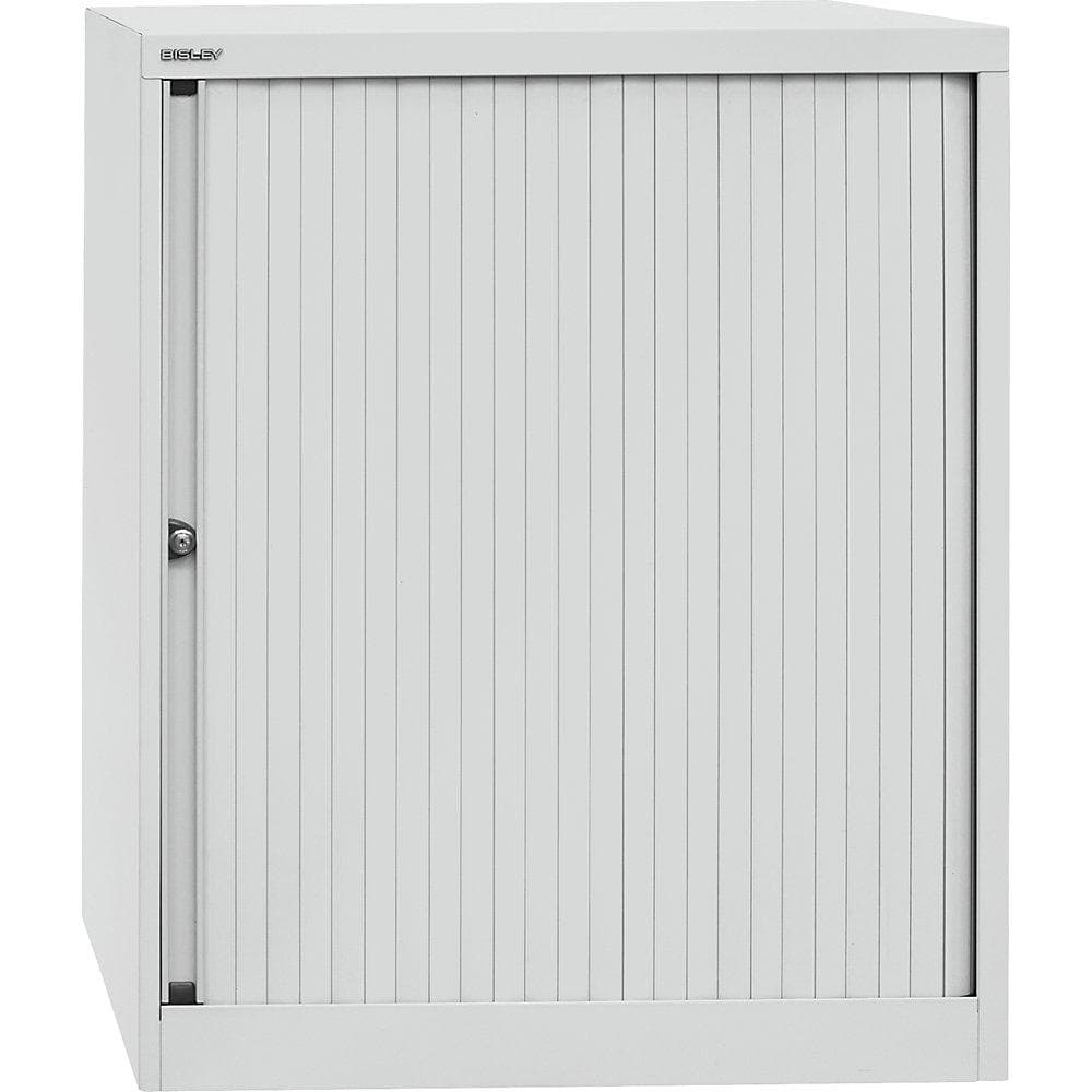 BISLEY Euro-Rollladenschrank lichtgrau mit Zylinderschloss