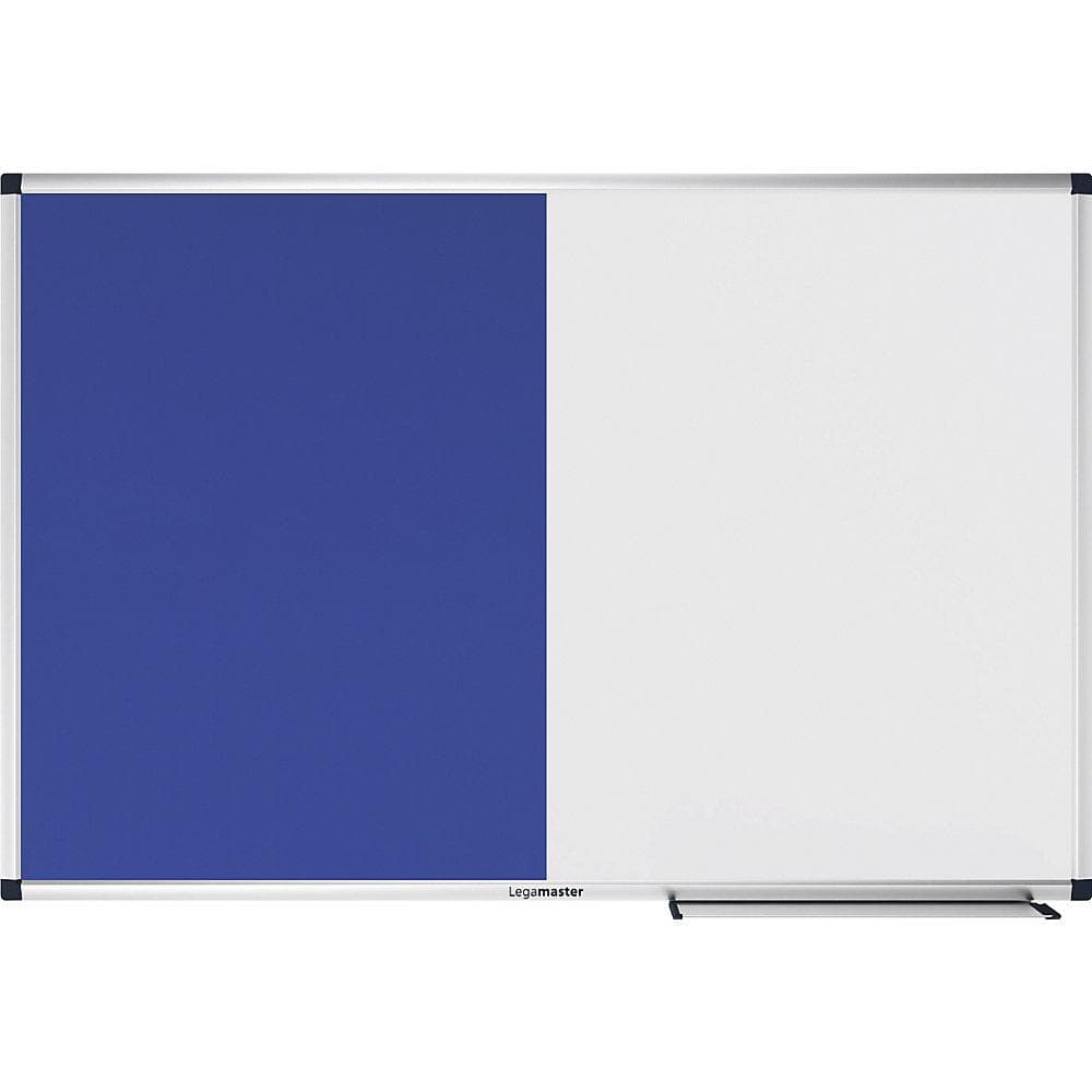 Legamaster UNITE Kombiboard Filz und magnetischer Stahl weiß/blau
