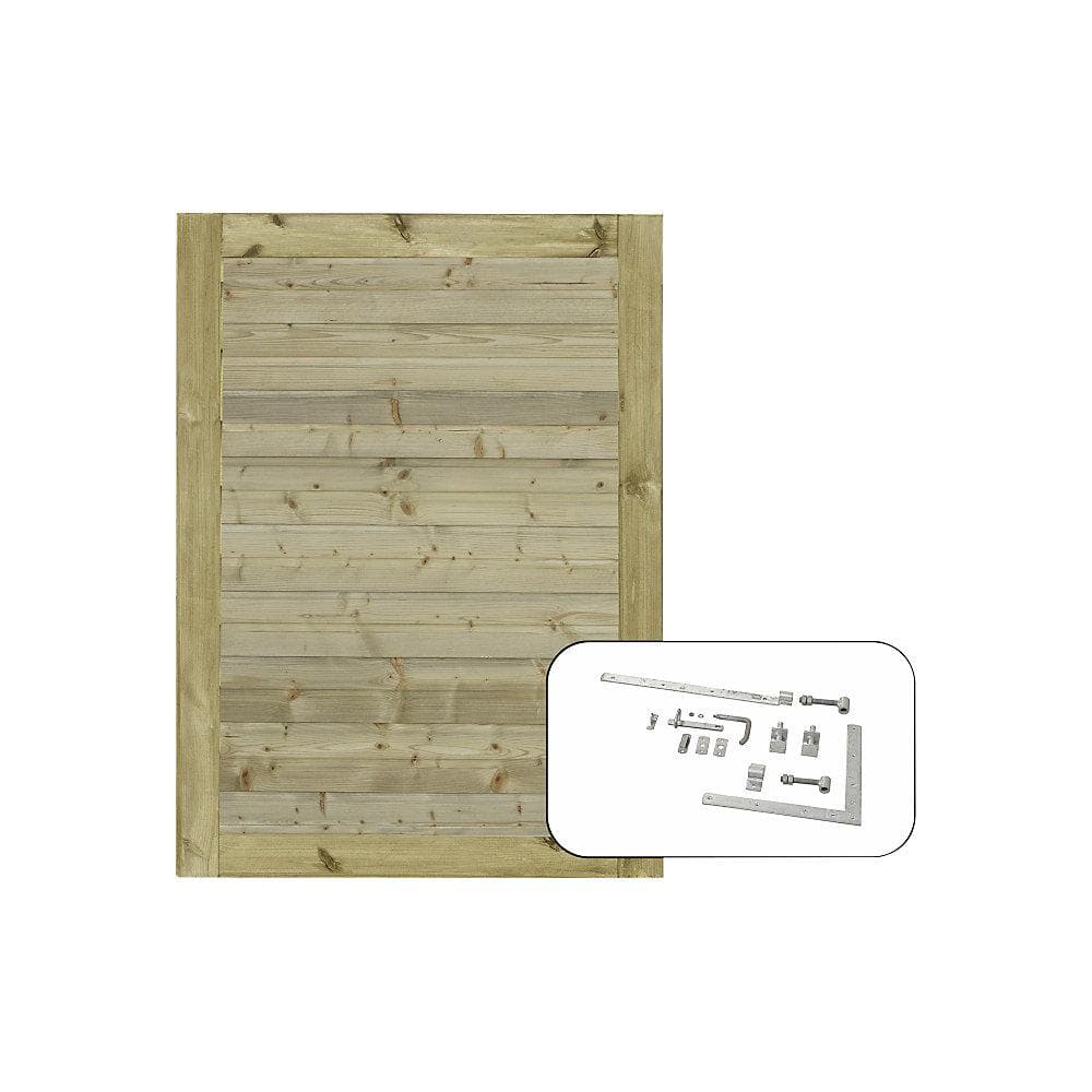 Kaiserkraft PLUS Plank Einzeltür Holz Natur 1000x1250mm