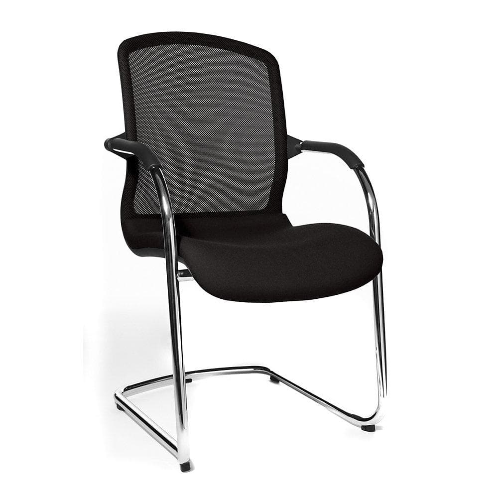 Topstar OPEN CHAIR Design-Besucherstuhl Schwarz mit Armlehnen