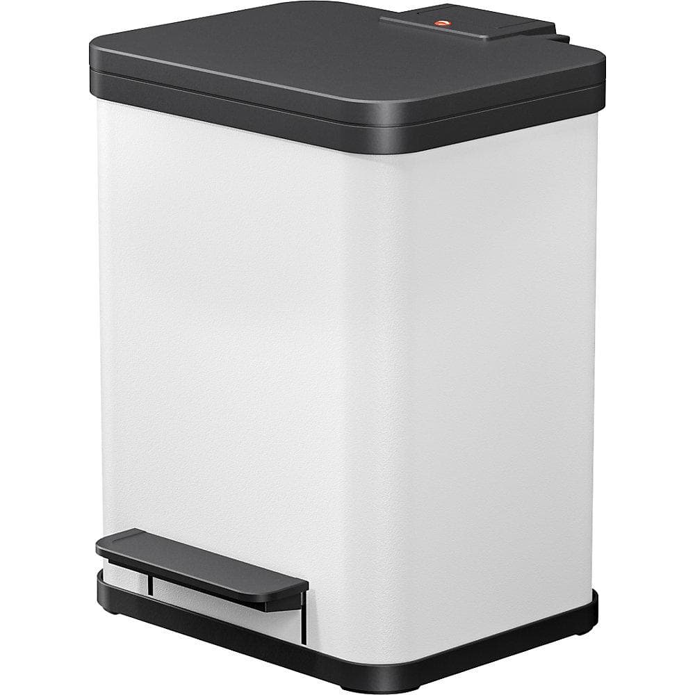 Hailo Öko duo Plus M Tret-Mülltrenner 2x9 ltr Weiß