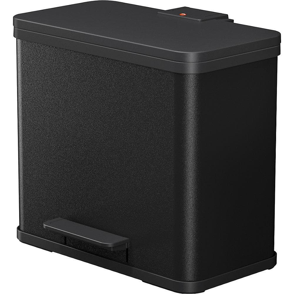 Hailo Öko duo Plus L Tret-Mülltrenner 17 + 9 Liter Schwarz