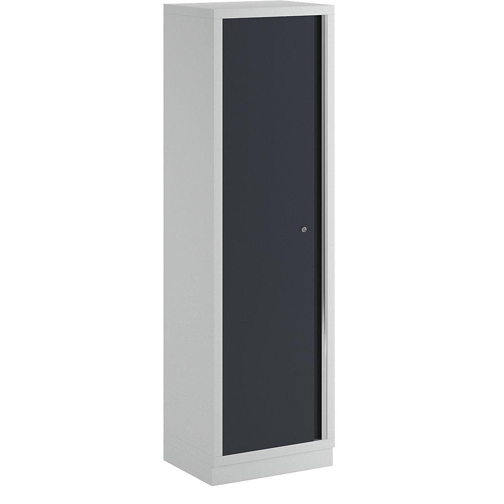 Kaiserkraft Flügeltür-Hochschrank Stahl grau