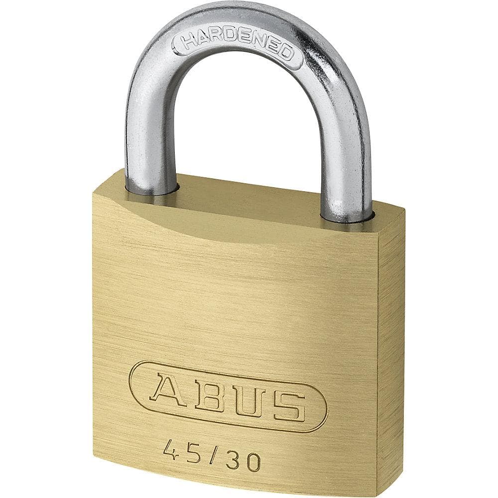 Zylindervorhangschloss 45/30 Schlosskörper-B.29mm MS versch.-schl.ABUS