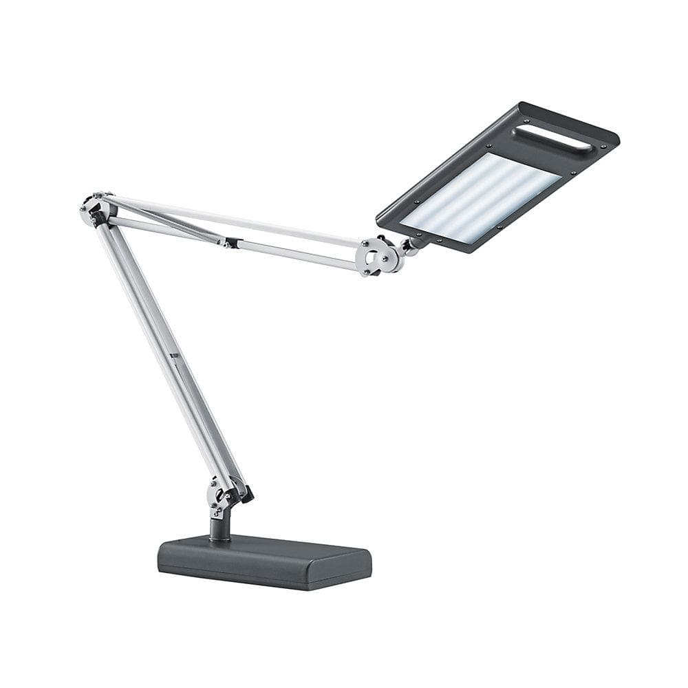 Hansa LED-Schreibtischlampe 4 WORK anthrazit Aluminium Doppelarm