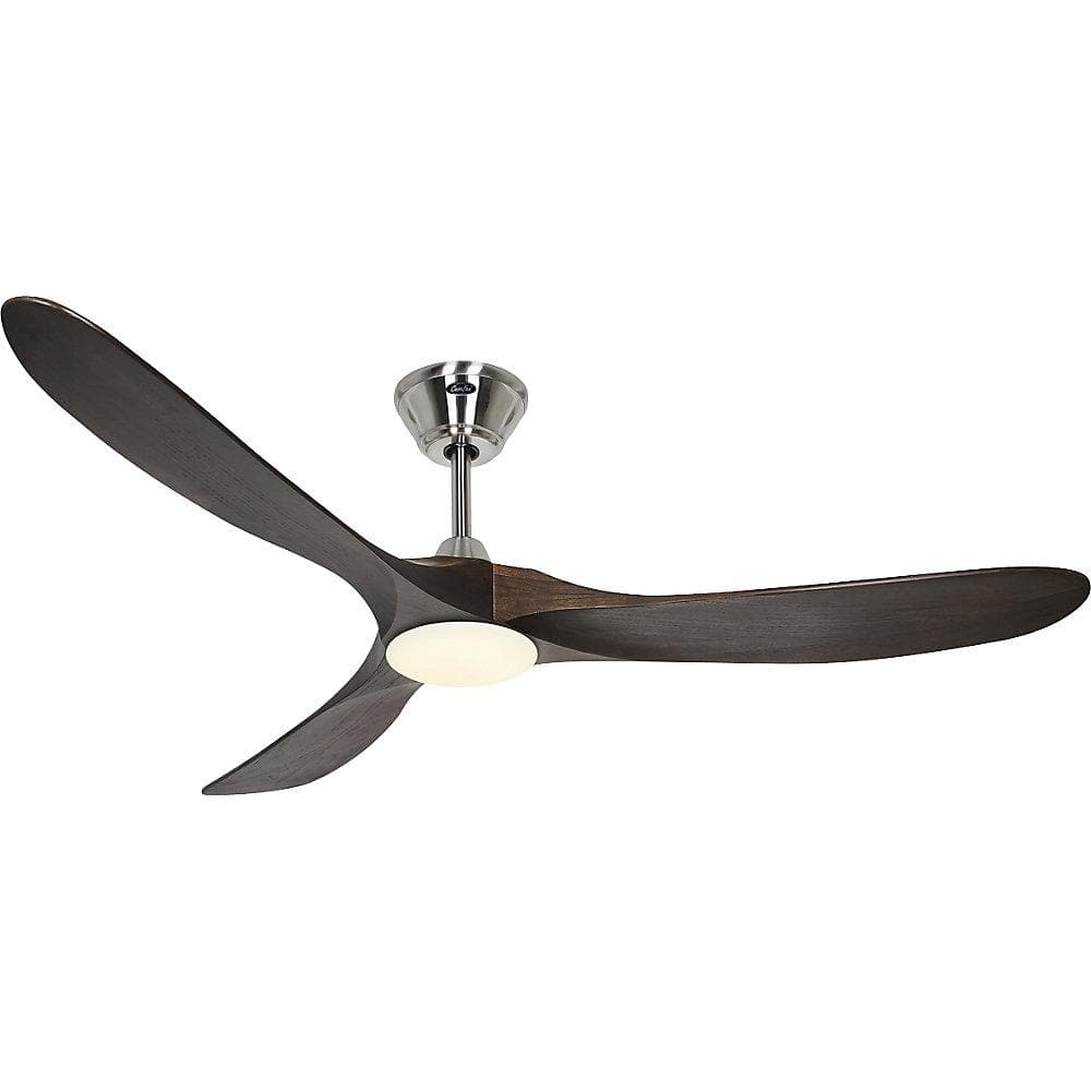 kaiserkraft Deckenventilator ECO GENUINO-L 1520 mm Massivholz Chrom