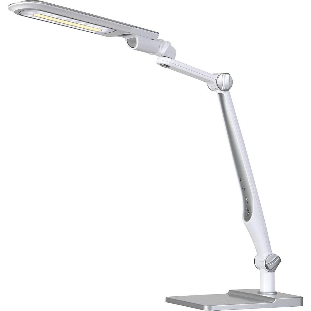 Hansa LED-Tischleuchte MULTIFLEX dimmbar silber/weiß