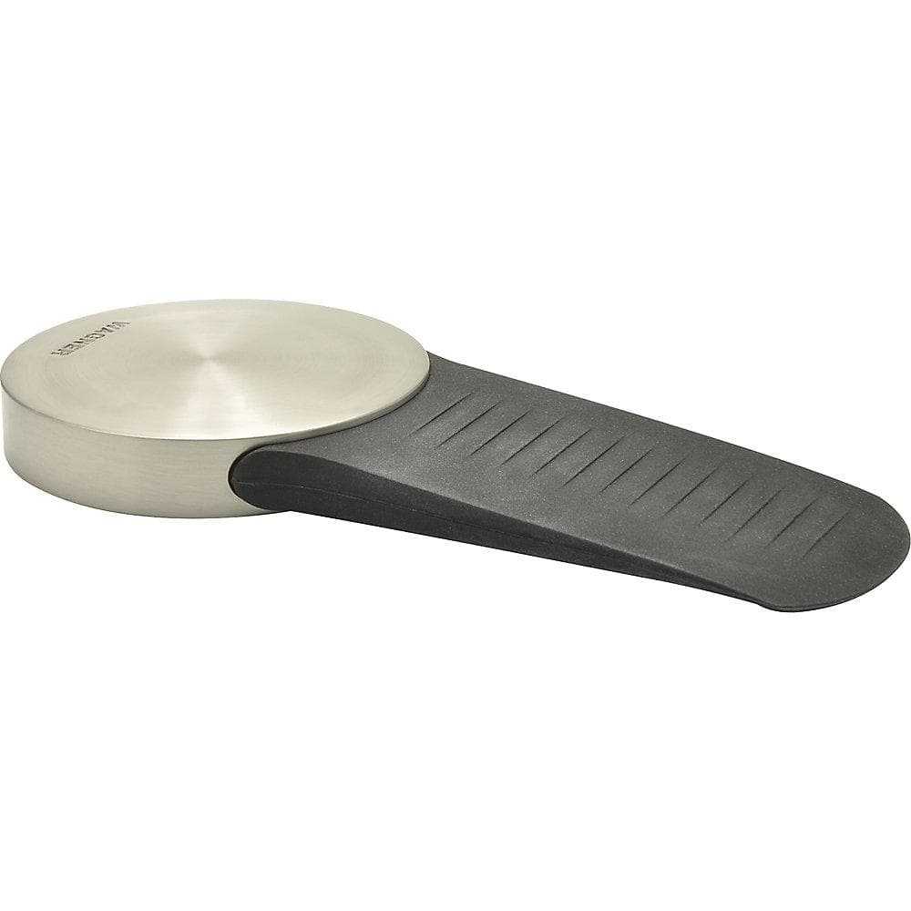Wagner Design-Türstopper mit Keil, VE 2 Stk, Silber/Schwarz