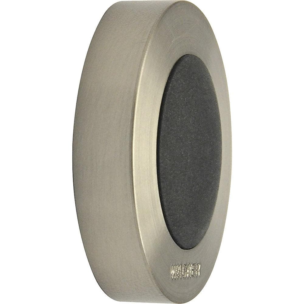 Wagner Design-Wandtürstopper Silber/Schwarz Zinkdruckguss
