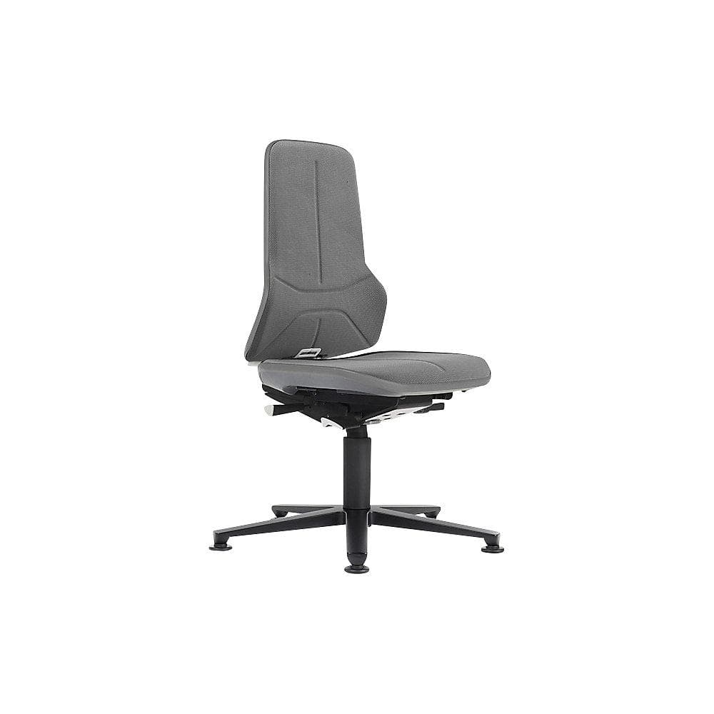 bimos NEON Arbeitsdrehstuhl Schwarz Grau Synchronmechanik Supertec