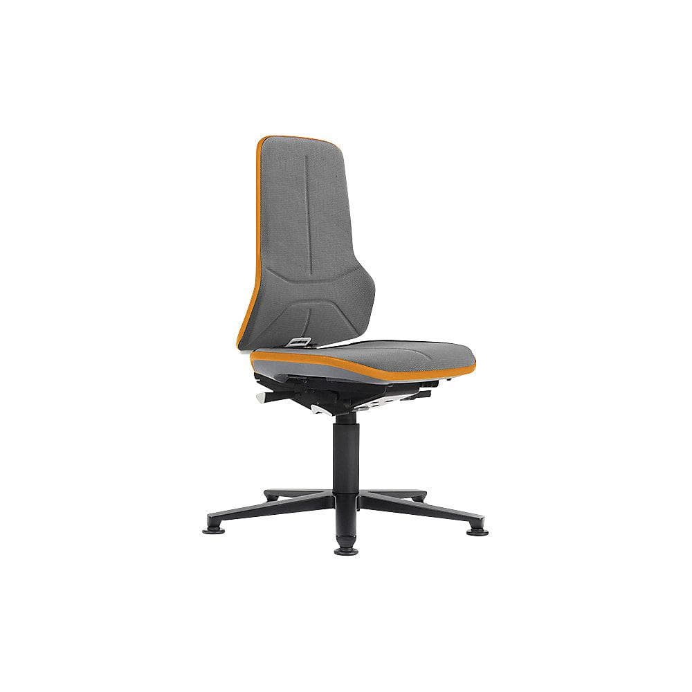 bimos NEON Arbeitsdrehstuhl Synchronmechanik Supertec Flexband orange