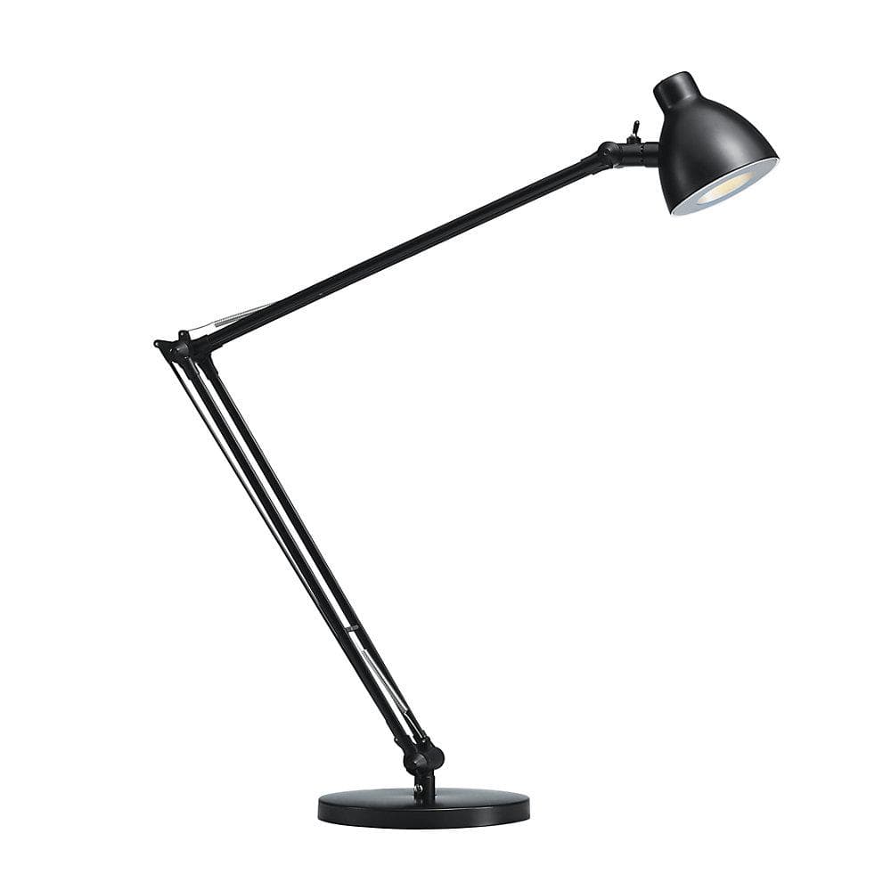 Hansa LED-Tischleuchte VALENCIA Schwarz Aluminium Doppelarm