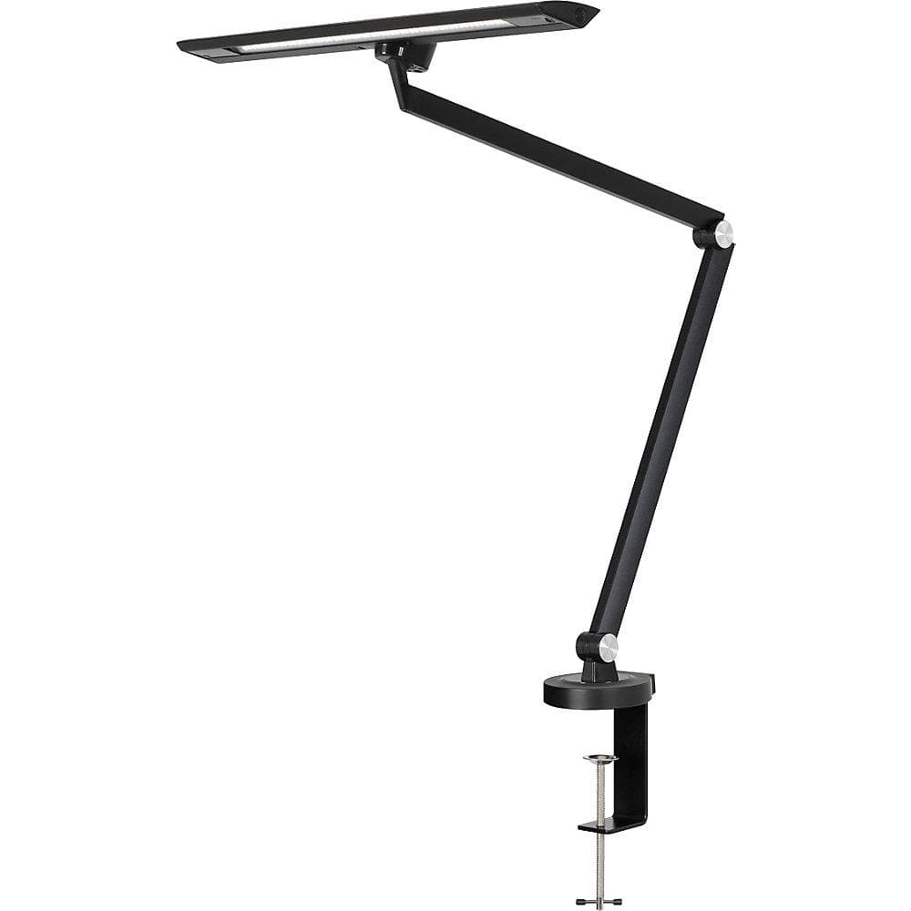 Hansa LED-Klemmleuchte ZIRKON Schwarz Dimmbar Touch-Sensor