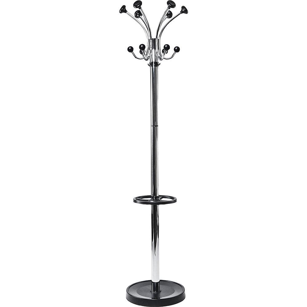 MAUL Garderobenständer MAULnebula 20 Haken Schirmhalter silber/schwarz