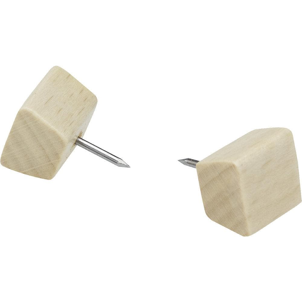 Kaiserkraft Design-Holz-Pinnnadeln 25er VE Hellbraun Birkensperrholz