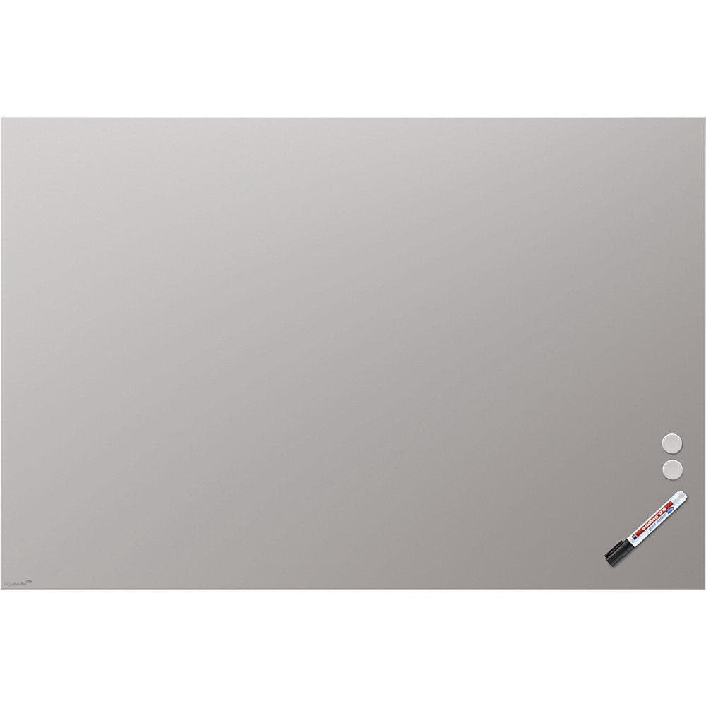 Legamaster Mattes Glasboard Sicherheitsglas Grau
