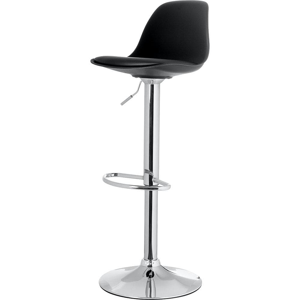 meet Barhocker BOBBA Schwarz mit Sitzkissen VE 2 Stück