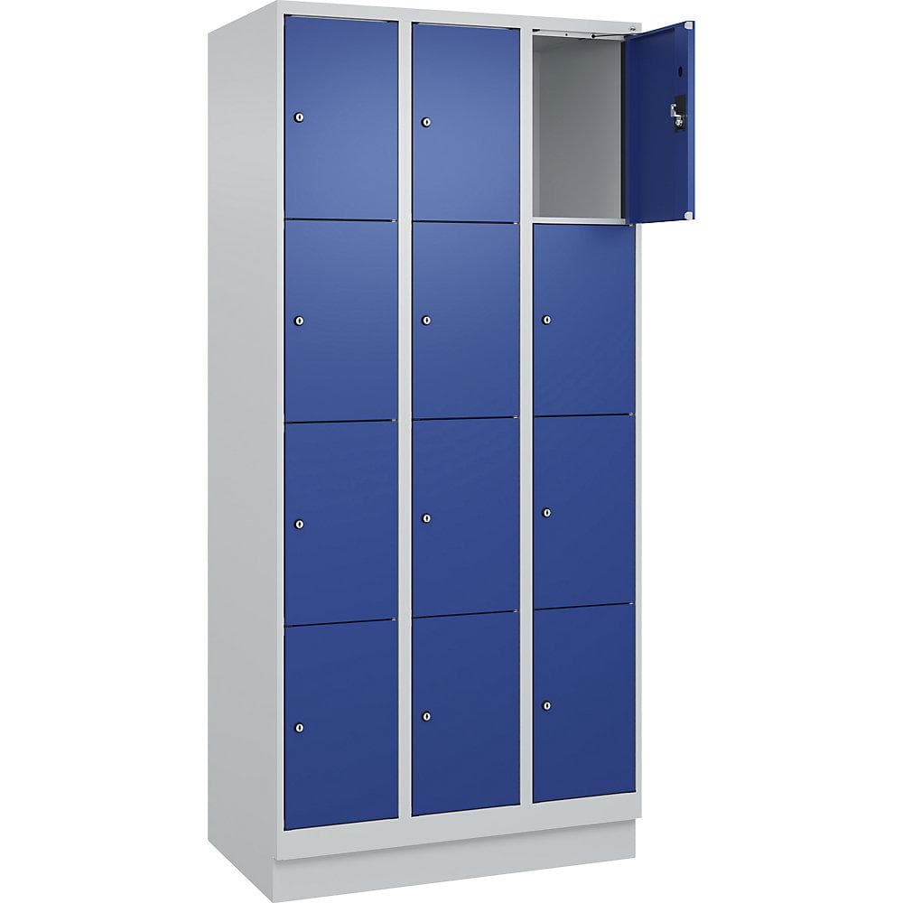 Kaiserkraft Schließfachschrank Evolo PLUS 12 Fächer Stahl