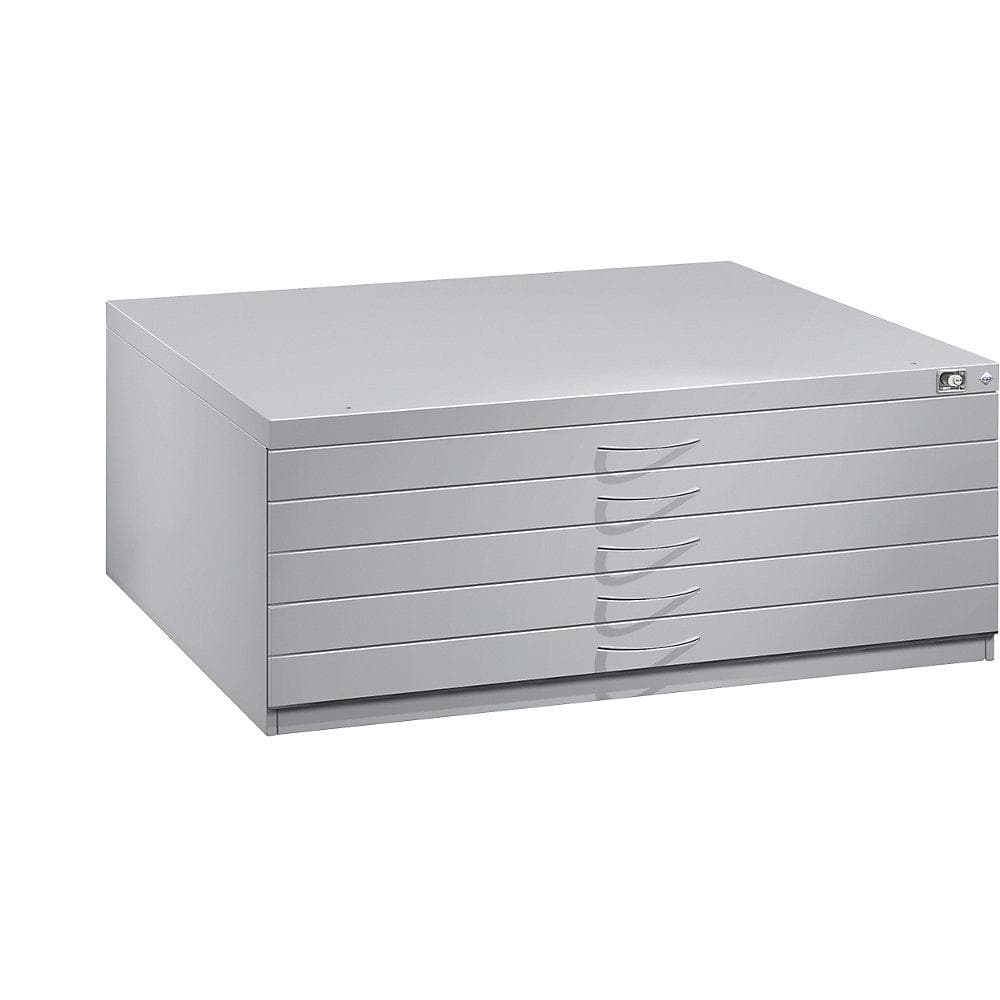 C+P Flachablageschrank Serie 7100_7200 Stahlkonstruktion