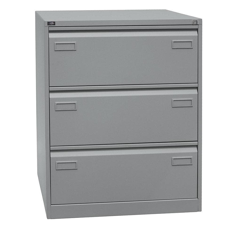 BISLEY Hängeregistraturschrank LIGHT 2-bahnig 3 Schübe silber