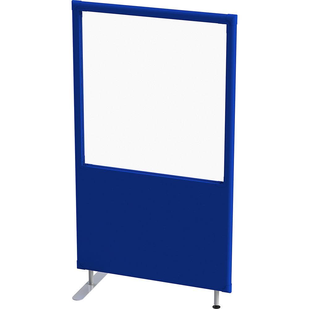 eurokraft pro Schallschutz-Trennwand mit Fenster Blau