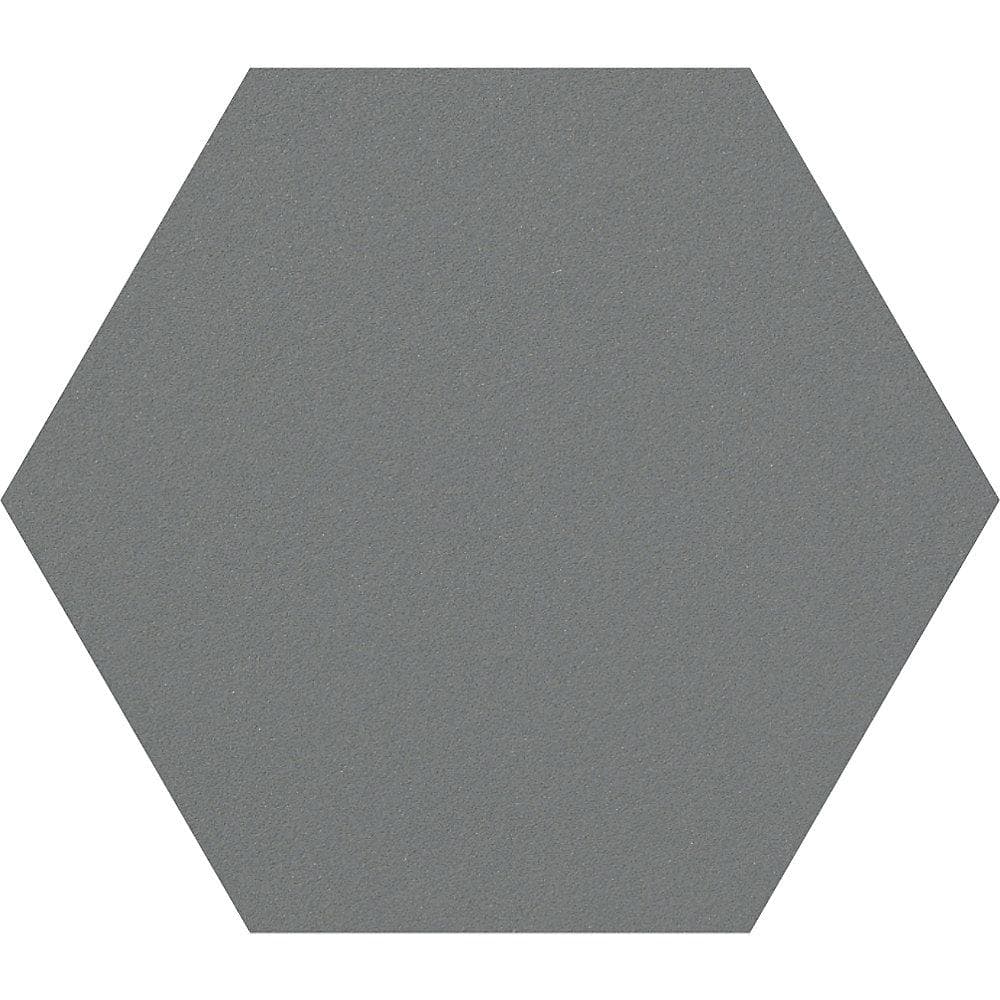 Chameleon Design-Pinnwand sechseckig Kork dunkelgrau