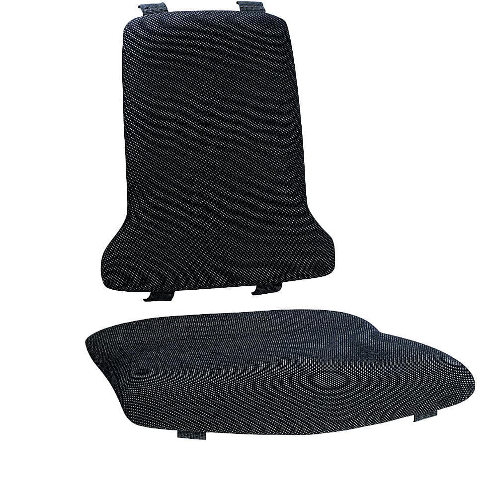 bimos Polster-Set ESD Schwarz Textil für Sitz & Rücken