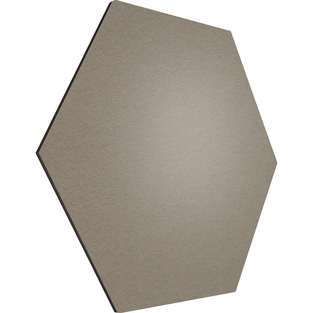Chameleon Design-Pinnwand sechseckig Kork taupe rahmenlos
