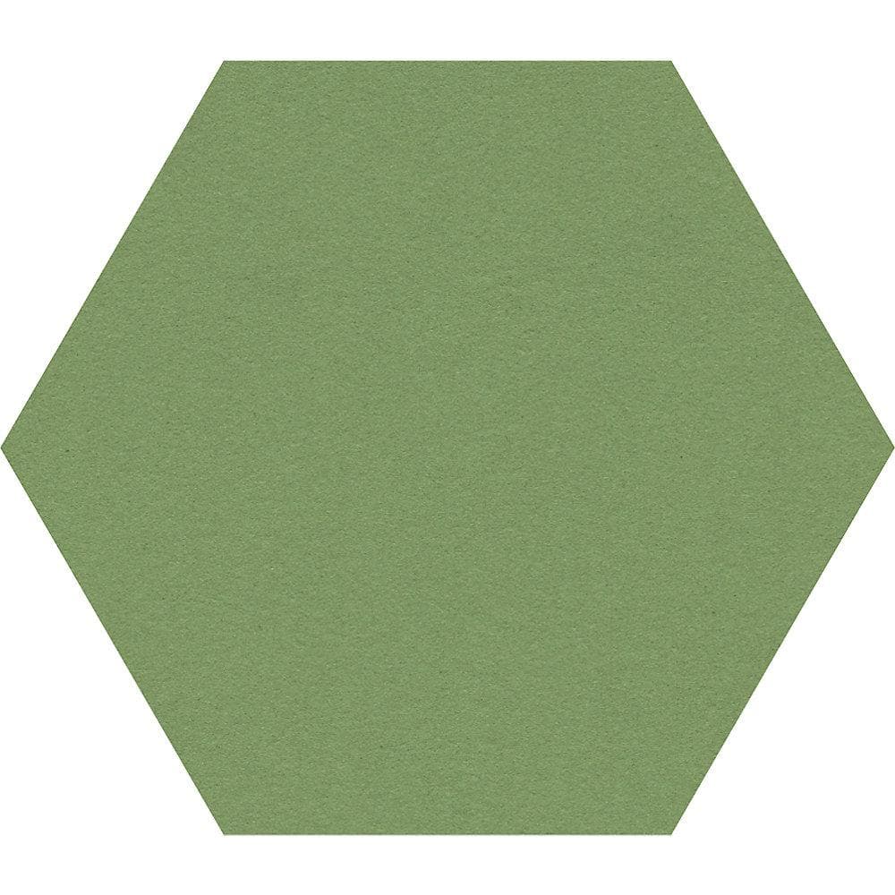 Chameleon Design-Pinnwand sechseckig Kork grün rahmenlos