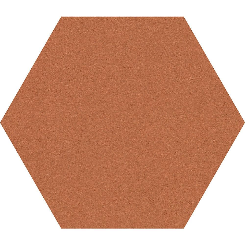 Chameleon Design-Pinnwand sechseckig Kognac Kork