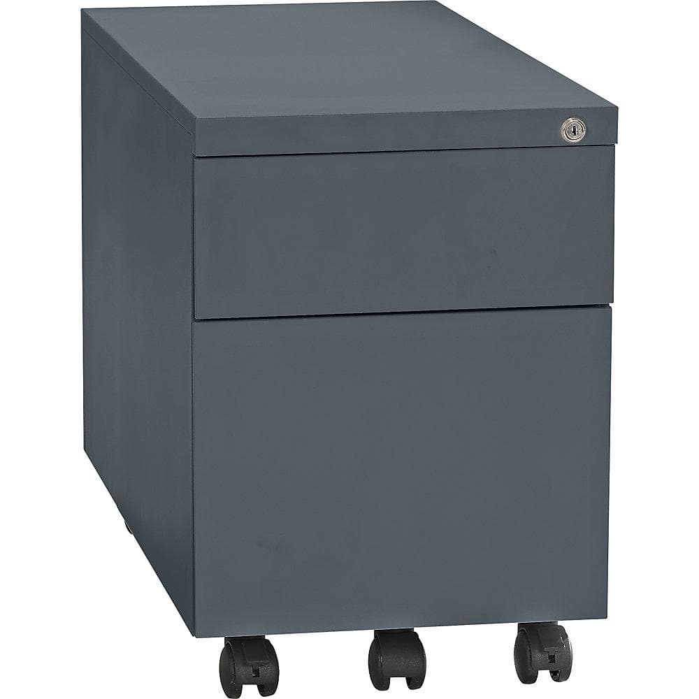 eurokraft Rollcontainer Stahl 790mm Tiefe Basaltgrau