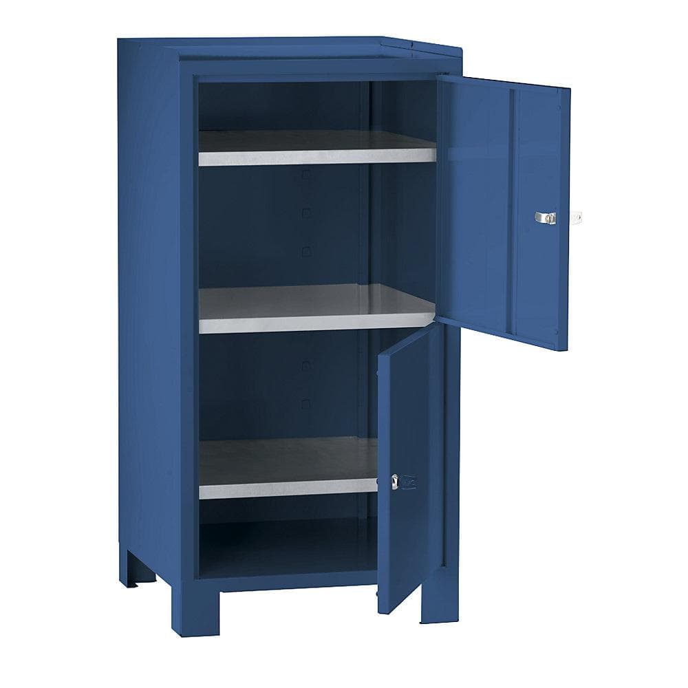 Wolf Werkzeugschrank mit Füßen brillantblau RAL 5007