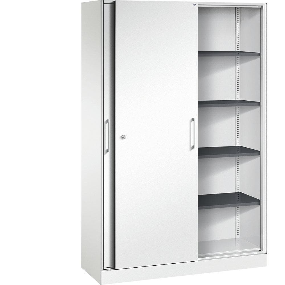 C+P Schiebetürenschrank Asisto Stahl 1980x1200x435mm