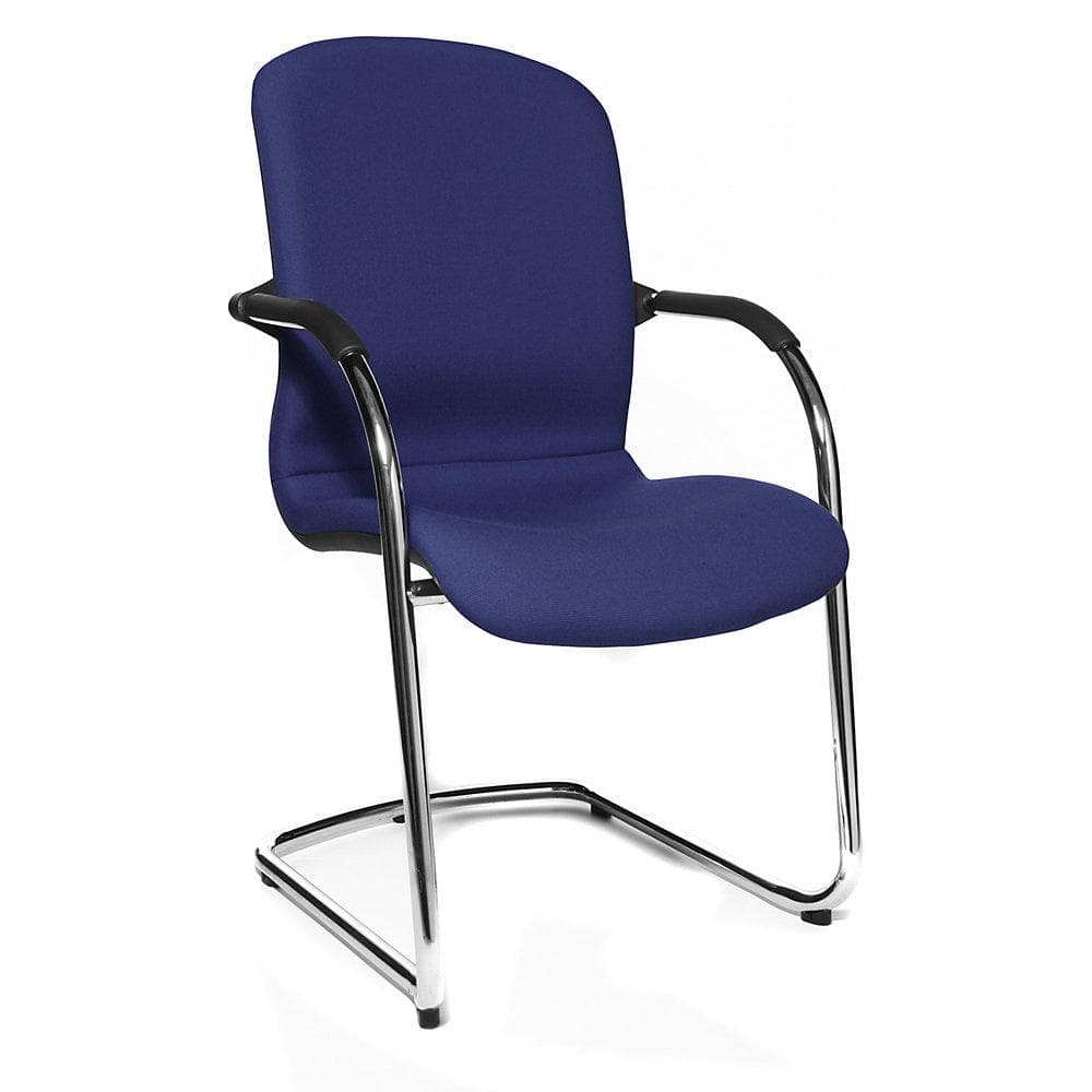 Topstar OPEN CHAIR Besucherstuhl royalblau mit Armlehnen