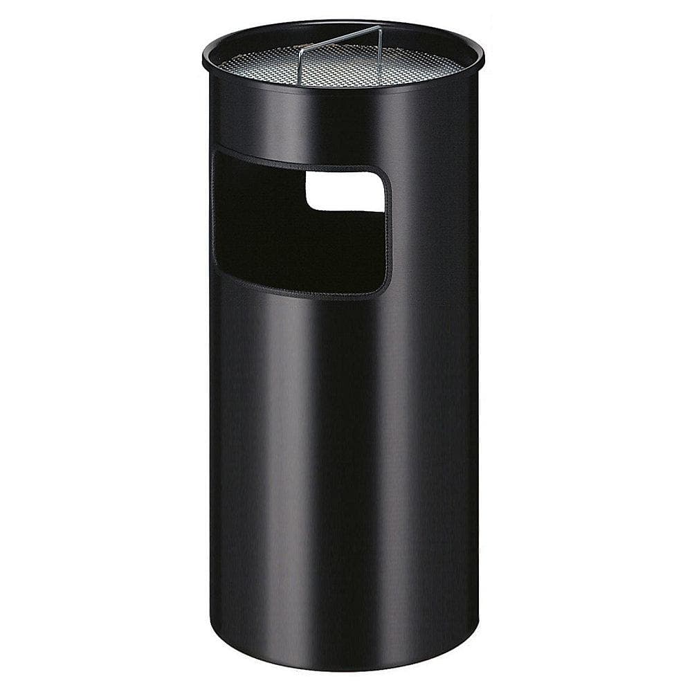 V-Part Ascher-Papierkorb 50 Liter Schwarz