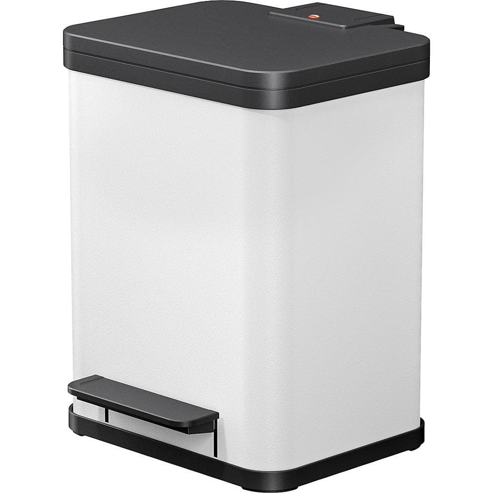 Hailo Öko uno Plus M Tret-Mülleimer 17 ltr Weiß