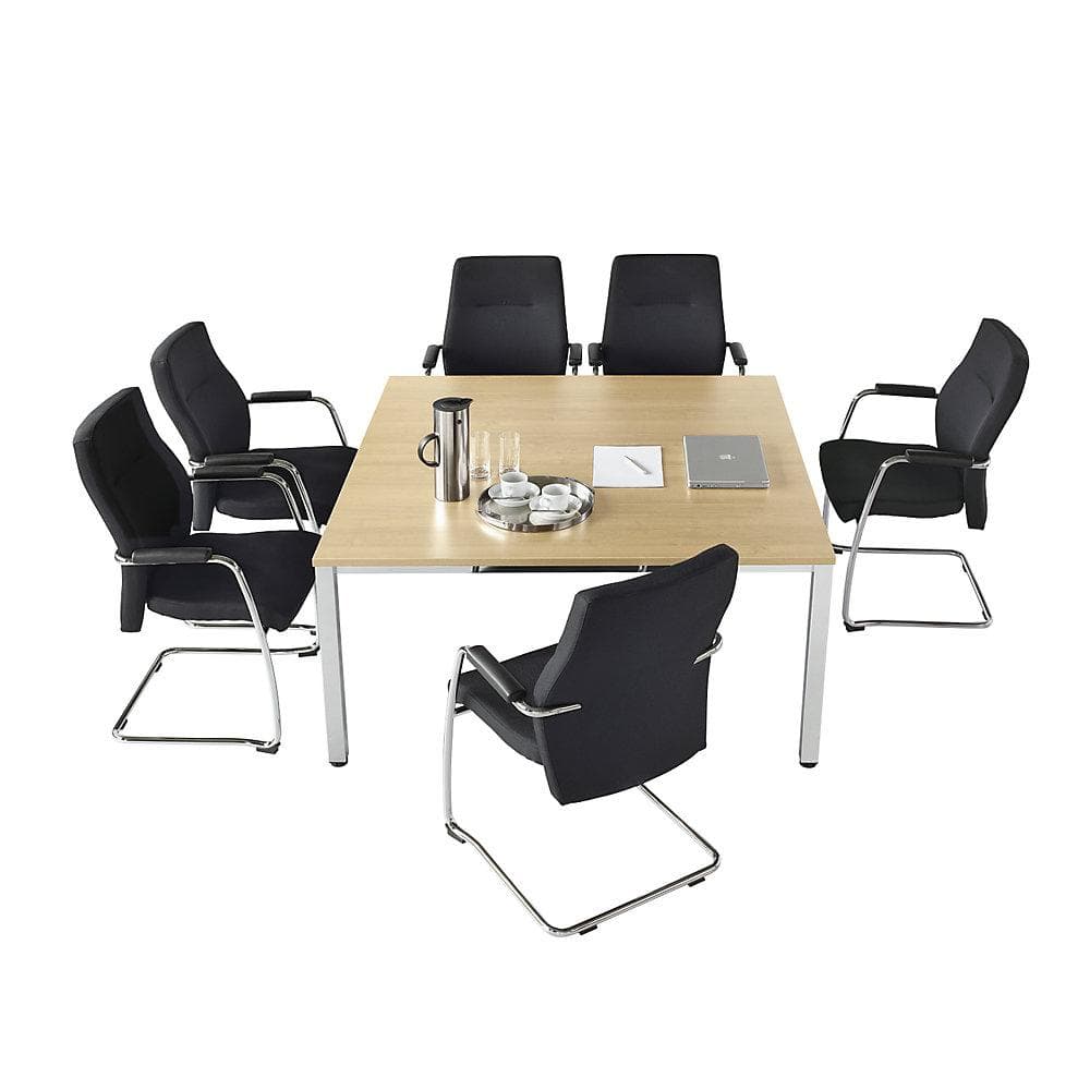 Kaiserkraft Konferenztisch Quadratisch Ahorn-Dekor