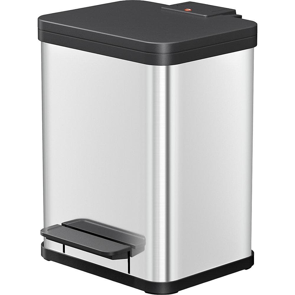 Hailo Öko duo Plus M Tret-Mülltrenner 2x9 ltr Edelstahl