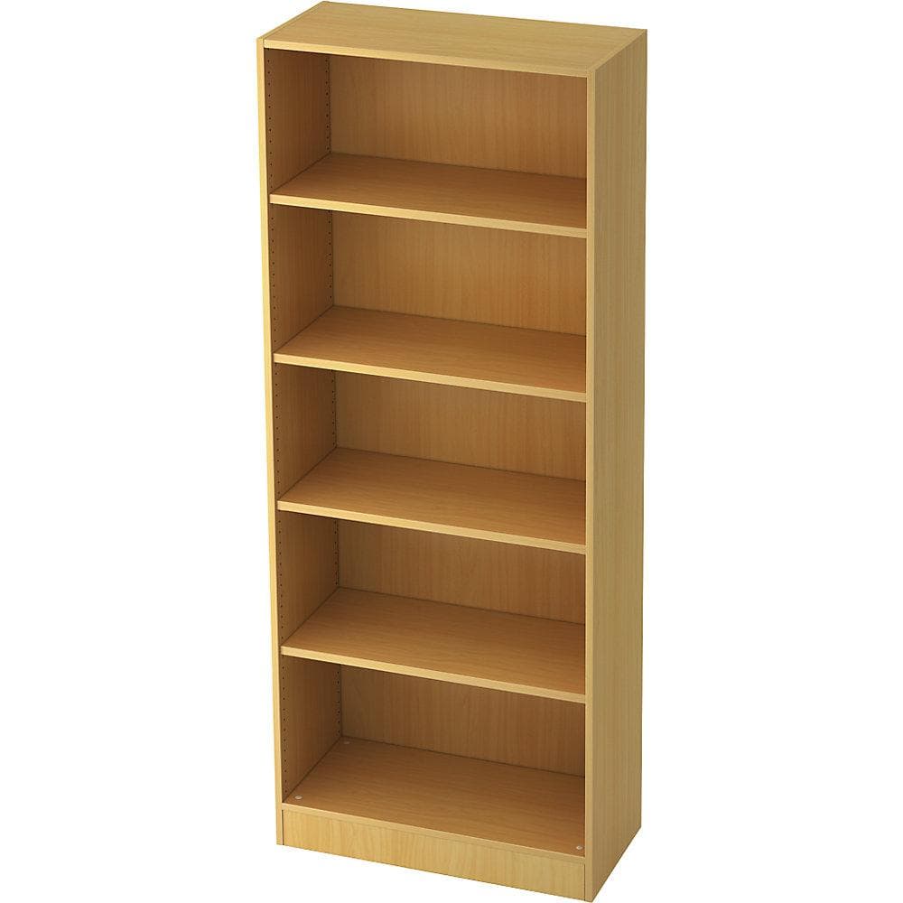 kaiserkraft Büroregal Buche-Dekor 4 Fachböden