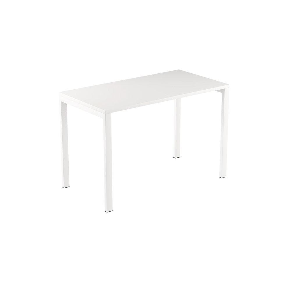 EasyDesk Kompaktschreibtisch Weiß 4-Fuß-Gestell